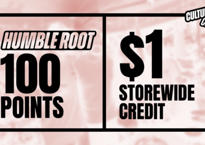 100 Points: $1 Storewide Credit