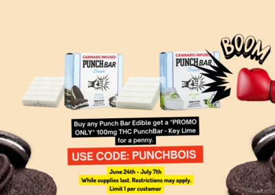 Get a Key Lime 100mg Punch Bar for a penny!