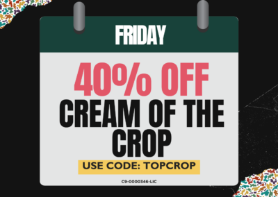 Friday: 40% off Cream of the Crop