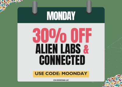 Monday: 30% off Alien Labs & Connected