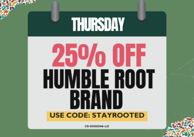 Thursday: 25% off Humble Root