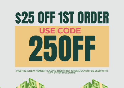 $25 off First Order