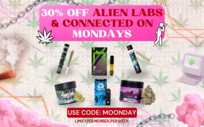 30% off Alien Labs & Connected on Mondays