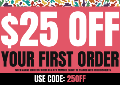 $25 off Your First Order