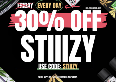 30% off STIIIZY, Every Day