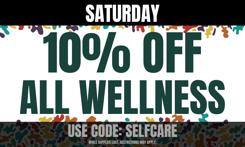 Saturday: 10% off Wellness picture