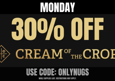 Monday: 30% off Cream of the Crop