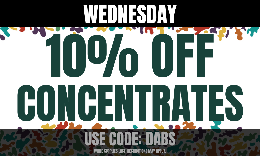 Wednesday: 10% off Concentrates picture